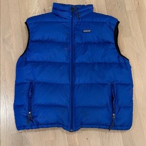 Patagonia Vintage Retro Blue Puffer Vest XL